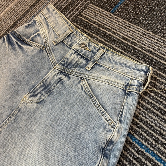 We The Free People Come As You Are Denim Maxi Skirt size 0 - Picture 4 of 10